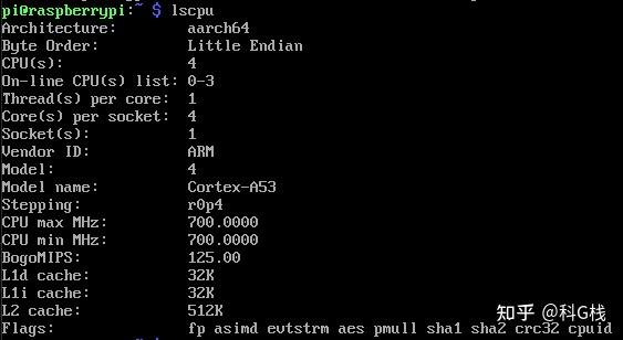 lscpu —— 结构化CPU信息
