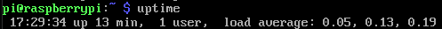 uptime —— 快速查看系统存活时间