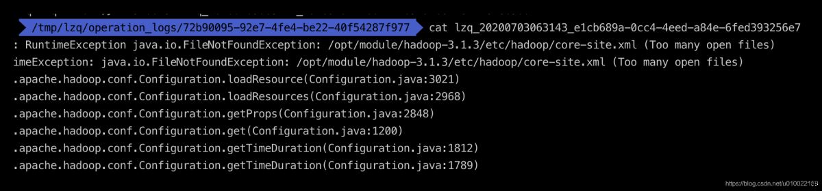 DataGrip 连接 HiveServer2 报错的问题 DataGrip 连接 HiveServer2 报错的问题