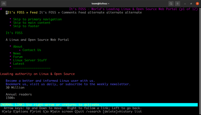 十个适用于 Linux 的开源轻量级网页浏览器 十个适用于 Linux 的开源轻量级网页浏览器