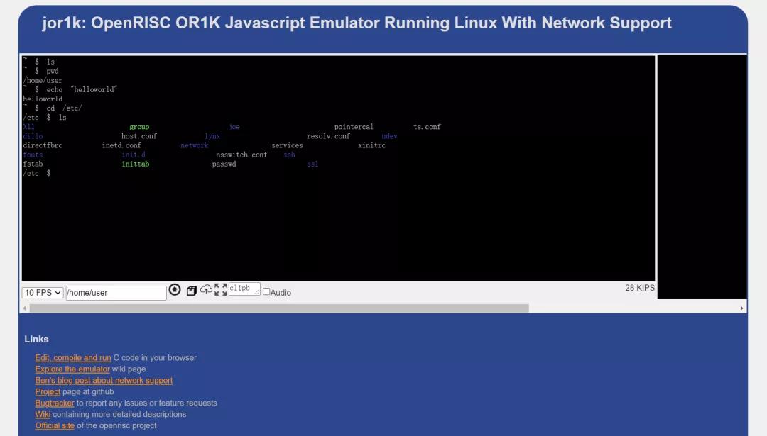 在线运行 Linux,强的离谱! 在线运行 Linux,强的离谱!
