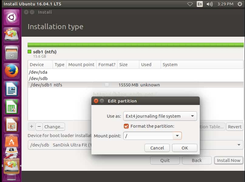 如何将ubuntu安装到U盘实现即插即用