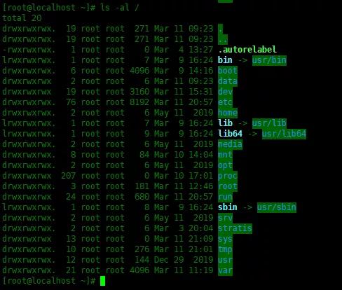 Centos8中恢复根目录为默认权限