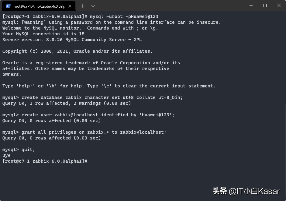CentOS7源码编译安装Zabbix 6.0alpha1 CentOS7源码编译安装Zabbix 6.0alpha1