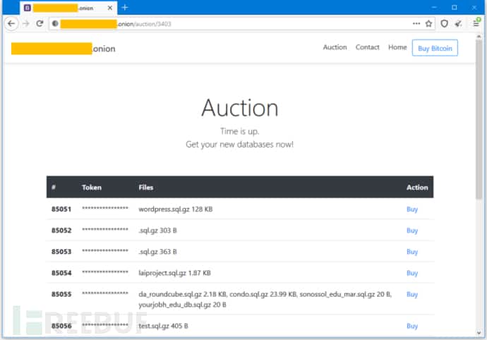 勒索失败后,黑客在暗网售卖85000个MySQL数据库 勒索失败后,黑客在暗网售卖85000个MySQL数据库