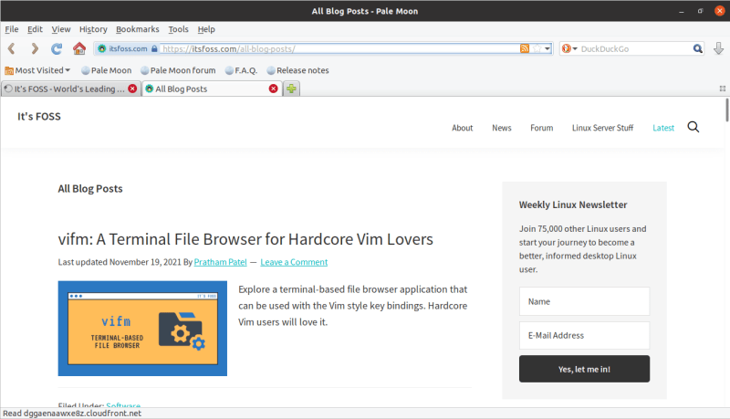 十个适用于 Linux 的开源轻量级网页浏览器 十个适用于 Linux 的开源轻量级网页浏览器