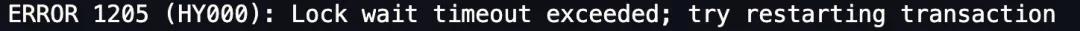 谁还没经历过死锁呢