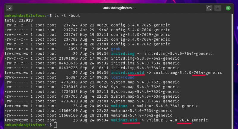 如何在Ubuntu Linux上释放/boot分区的空间？