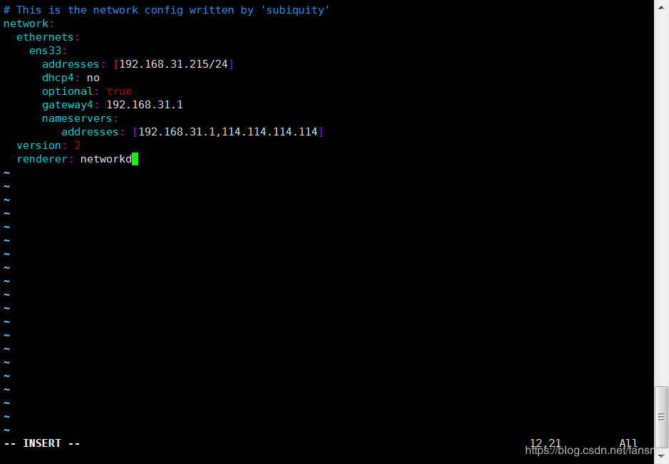 Ubuntu20.04修改ip地址的方法示例