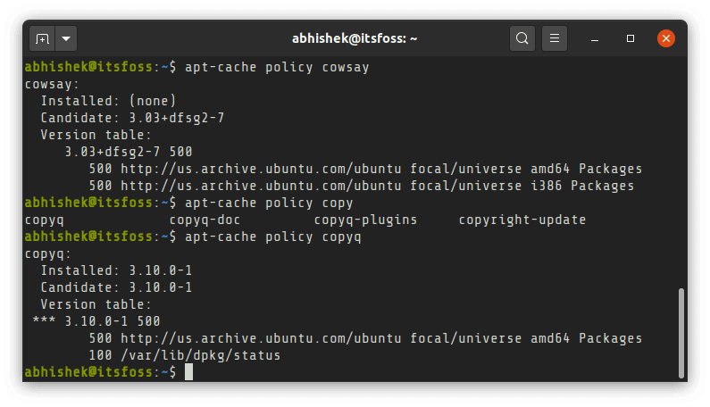 如何在Debian、Ubuntu中使用apt-cache命令 如何在Debian、Ubuntu中使用apt-cache命令