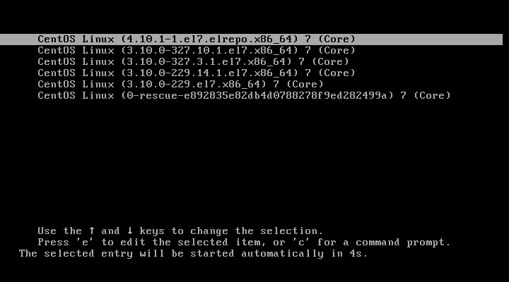 详解如何在 CentOS 7 中安装或升级最新的内核