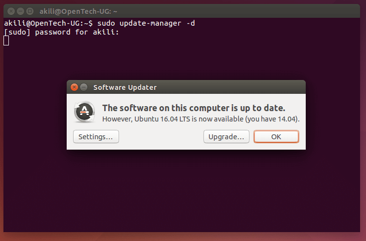 详解从Ubuntu 14.04 LTS版升级到Ubuntu 16.04 LTS