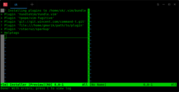 在Linux中使用Vundle管理Vim插件的方法