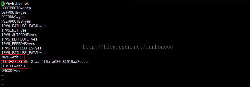 Centos7更改网卡名称Eth0的方法
