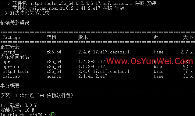 CentOS 7.0服务器安装配置LAMP服务器(Apache+PHP+MariaDB)