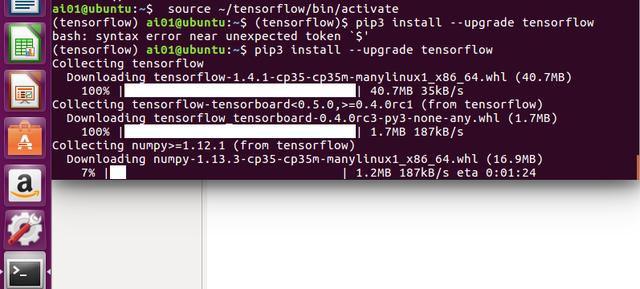 基于ubuntu16 Python3 tensorflow(TensorFlow环境搭建) 基于ubuntu16 Python3 tensorflow(TensorFlow环境搭建)
