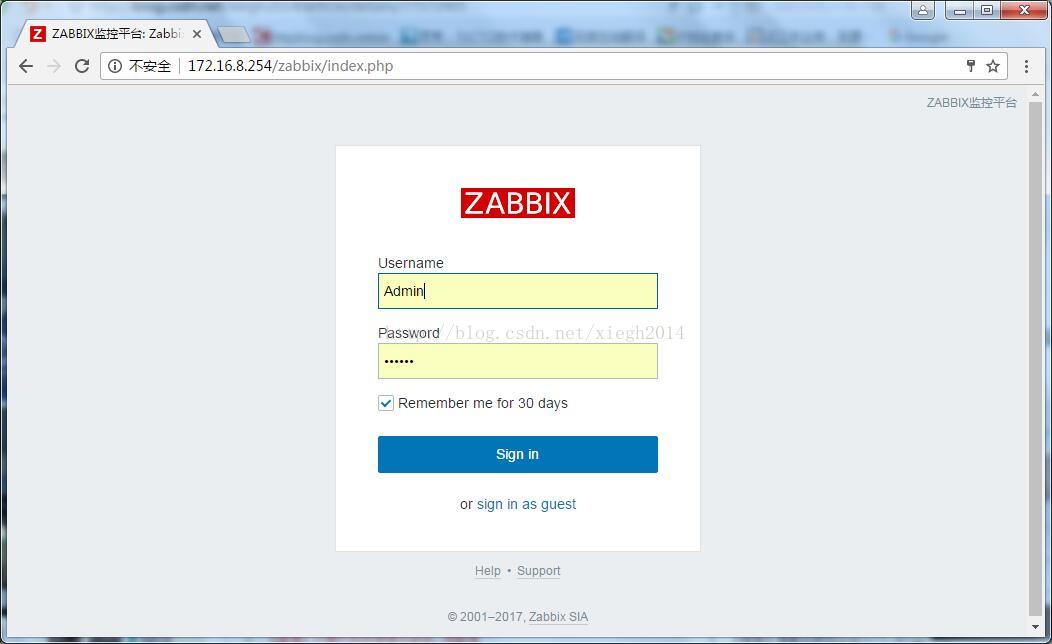 Centos7.3安装部署最新版Zabbix3.4的方法(图文)