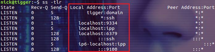linux ss命令详解 linux ss命令详解