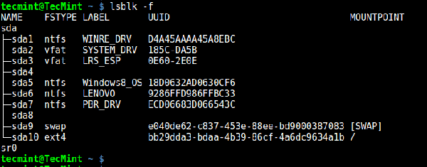 Linux中7个判断文件系统类型的方法