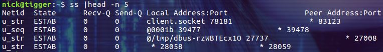 linux ss命令详解 linux ss命令详解