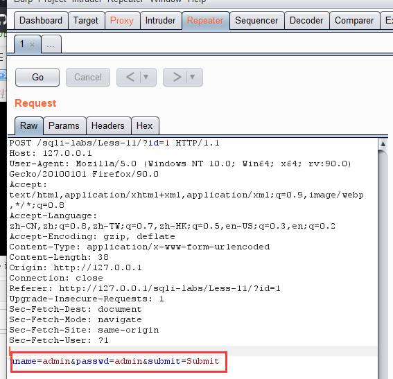 sql注入教程之类型以及提交注入