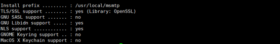 Linux部署msmtp+mutt发送邮件功能
