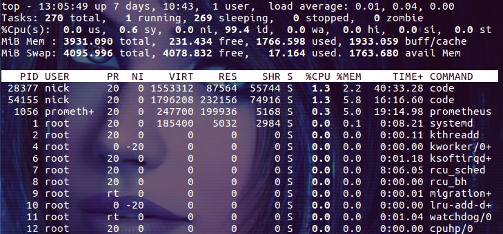 linux top命令详解 linux top命令详解