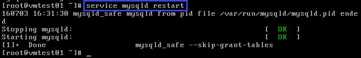 详解如何在Linux(CentOS)下重置MySQL根(Root)密码 详解如何在Linux(CentOS)下重置MySQL根(Root)密码