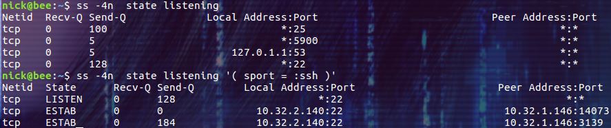 linux ss命令详解 linux ss命令详解