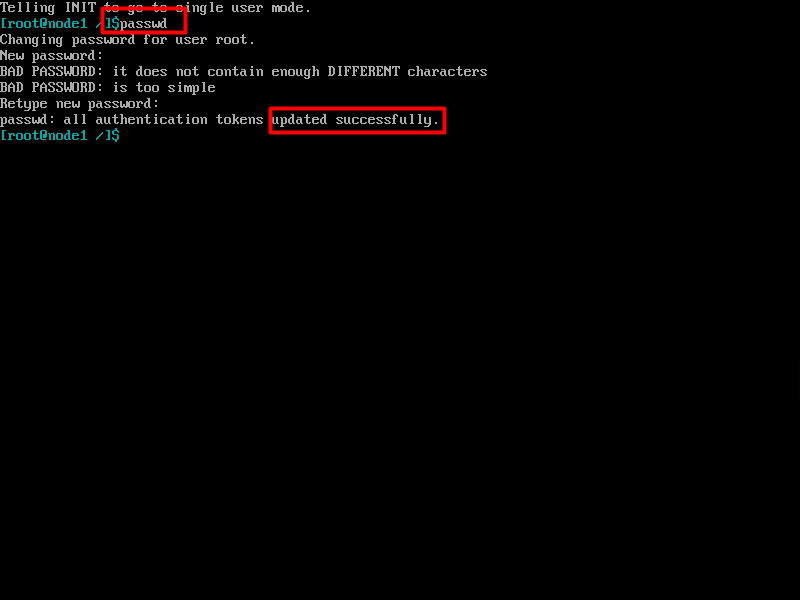 CentOS6.8单用户模式如何修改密码