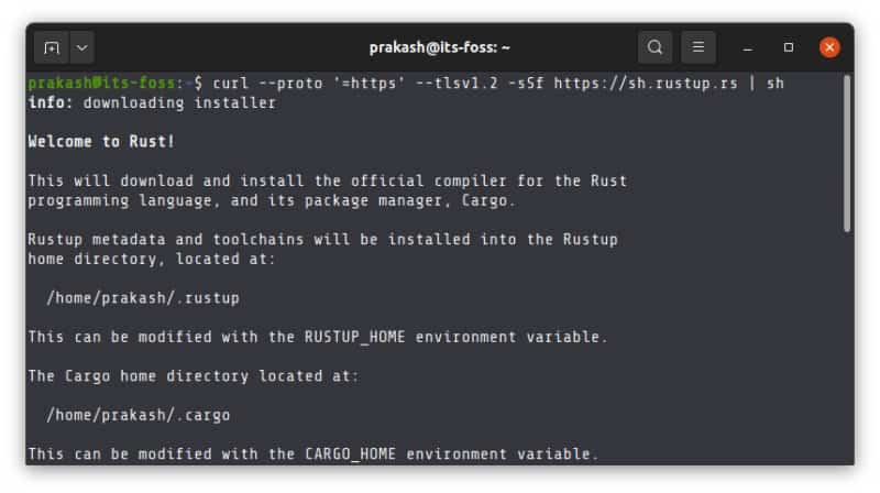如何在 Ubuntu 和其它的 Linux 发行版安装 Rust 和 Cargo 如何在 Ubuntu 和其它的 Linux 发行版安装 Rust 和 Cargo