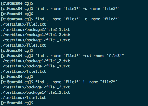 Linux 命令find之查找文件的示例 Linux 命令find之查找文件的示例