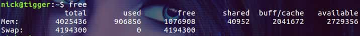 linux free命令详解