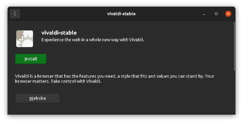 如何在 Ubuntu 中安装 Vivaldi 浏览器