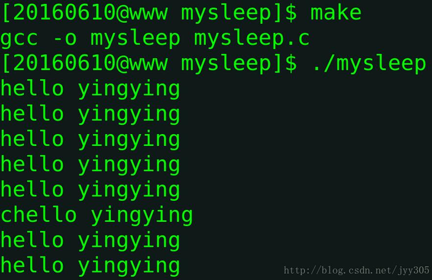 Linux模拟实现sleep函数 Linux模拟实现sleep函数