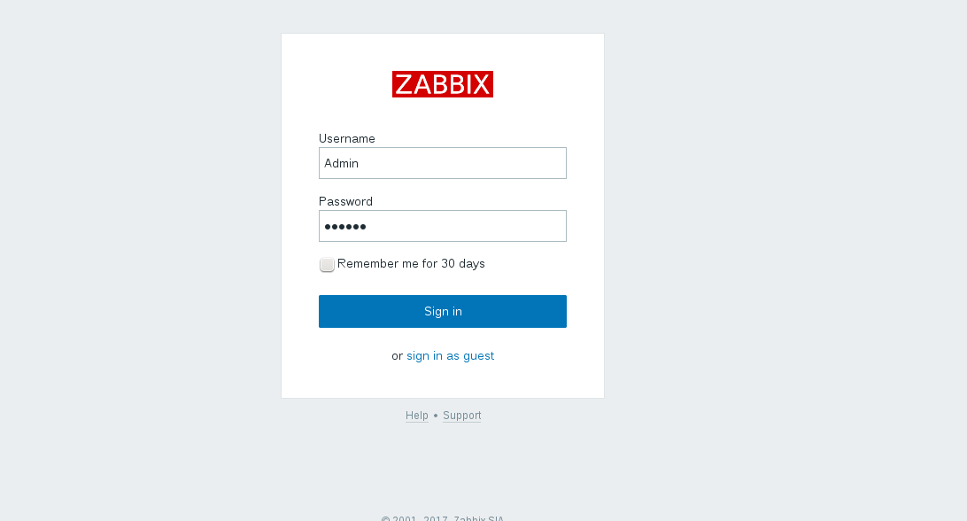 在Ubuntu 16.04 Server上安装Zabbix的方法